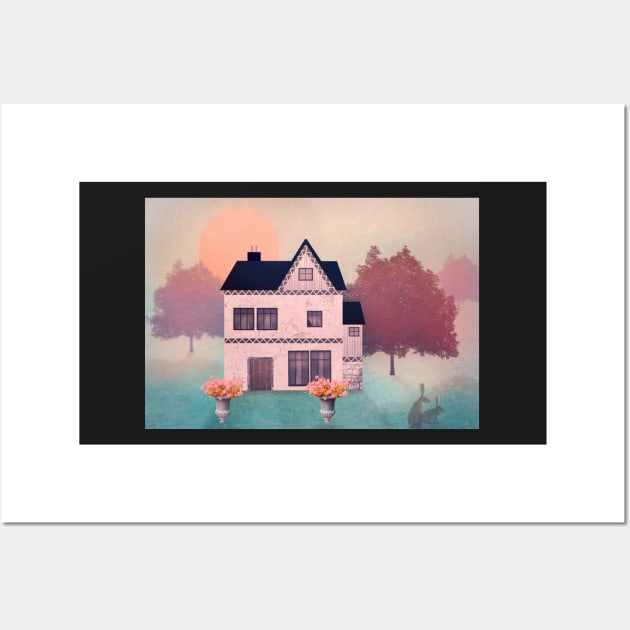 Old house in the sunset Wall Art by Amalus-files